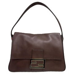 Fendi Mama Pelle Marrone Portata A Spalla