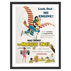 The Monkey's Uncle Black Frame Poster, 1964