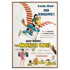 The Monkey's Uncle Walnut Frame Poster, 1964
