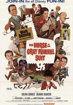 The Horse in the Gray Flannel Suit "Winnie the Pooh" Unframed Poster, 1968
