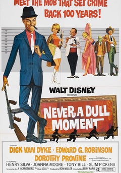 Never a Dull Moment "Crime Comedy" Unframed Poster, 1977