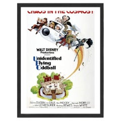 Unidentified Flying Oddball "Science-Fiction Comedy" Black Frame Poster, 1979