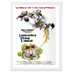 Unidentified Flying Oddball "Science-Fiction Comedy" White Frame Poster, 1979
