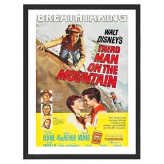 Third Man on the Mountian "Alpine Adventure" Black Frame Poster, 1959
