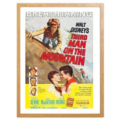 Third Man on the Mountian "Alpine Adventure" Oak Frame Poster, 1959