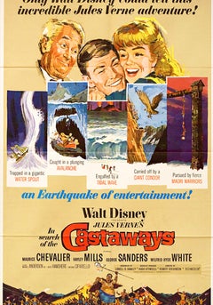 In Search of the Castaways Unframed Poster, 1970