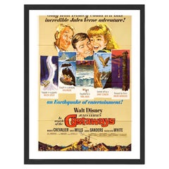 In Search of the Castaways Black Frame Poster, 1970