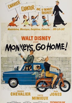 Affen, geht nach Hause! Ungerahmtes Poster, 1966