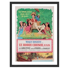Lt. Robin Crusoe U.S.N.Black Frame Poster, 1974