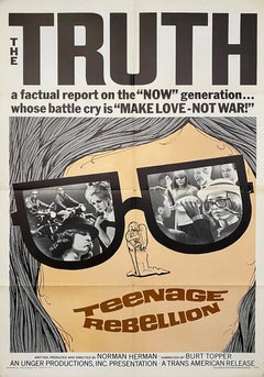 Teenage Rebellion "Mondo Teeno" Unframed Poster, 1967