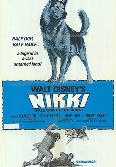 Nikki, Wild Dog of the North Unframed Poster, 1972