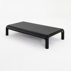 1980s Gae Aulenti for Knoll Orsay Coffee Table in Black Laminate 33X64"