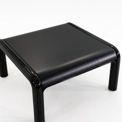 1980s Gae Aulenti for Knoll Orsay Coffee Table in Black Laminate 35"