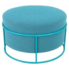 2019 Pauline Deltour für COR: „Drop“ Hocker / Ottomane in Aqua
