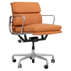 2020s Herman Miller Eames Soft Pad Management Desk Chair in Cognac