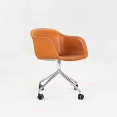 2020s Iskos Berlin for Muuto Fiber Desk Chairs in Cognac Leather