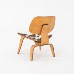 C. 1949 Herman Miller Eames Evans LCW Lounge Chair in Cowhide and Birch