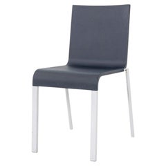 2003 Maarten Van Severen für Vitra: „.03“ Stapelbarer Esszimmerstuhl in Blau