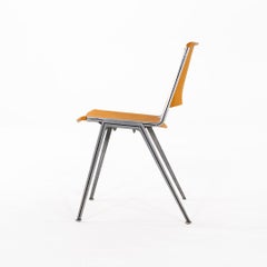 1960s Steelcase Model No. 1278 Stacking Dining Side Chair in Yellow