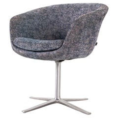 Années 2010 : Pearson Lloyd pour Coalesse / Walter Knoll – Fauteuil d'appoint pivotant Bob, en aluminium