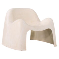 1968 Sergio Mazza for Artemide Toga Lounge Chair in Fiberglass