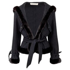 Valentino Hooded Wool Jacket - '10s