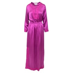 Yves Saint Laurent Embroidered Long Dress - '10s