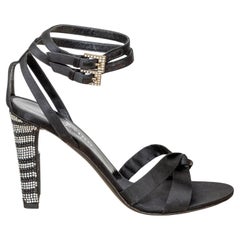 Valentino Satin Ankle Strap Heels - '00s