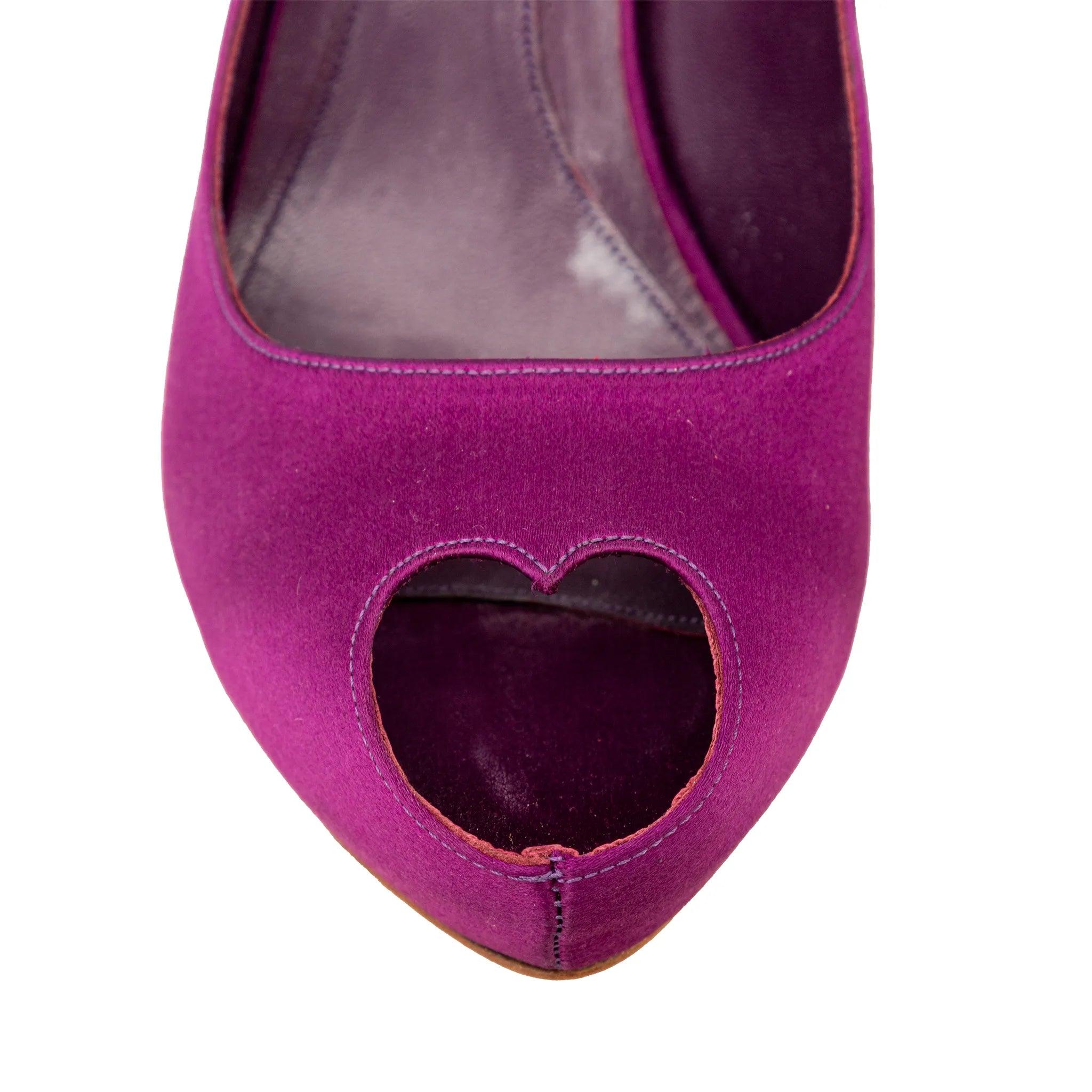Violet Alexander McQueen - Escarpins à talon aiguille - Années 10 en vente