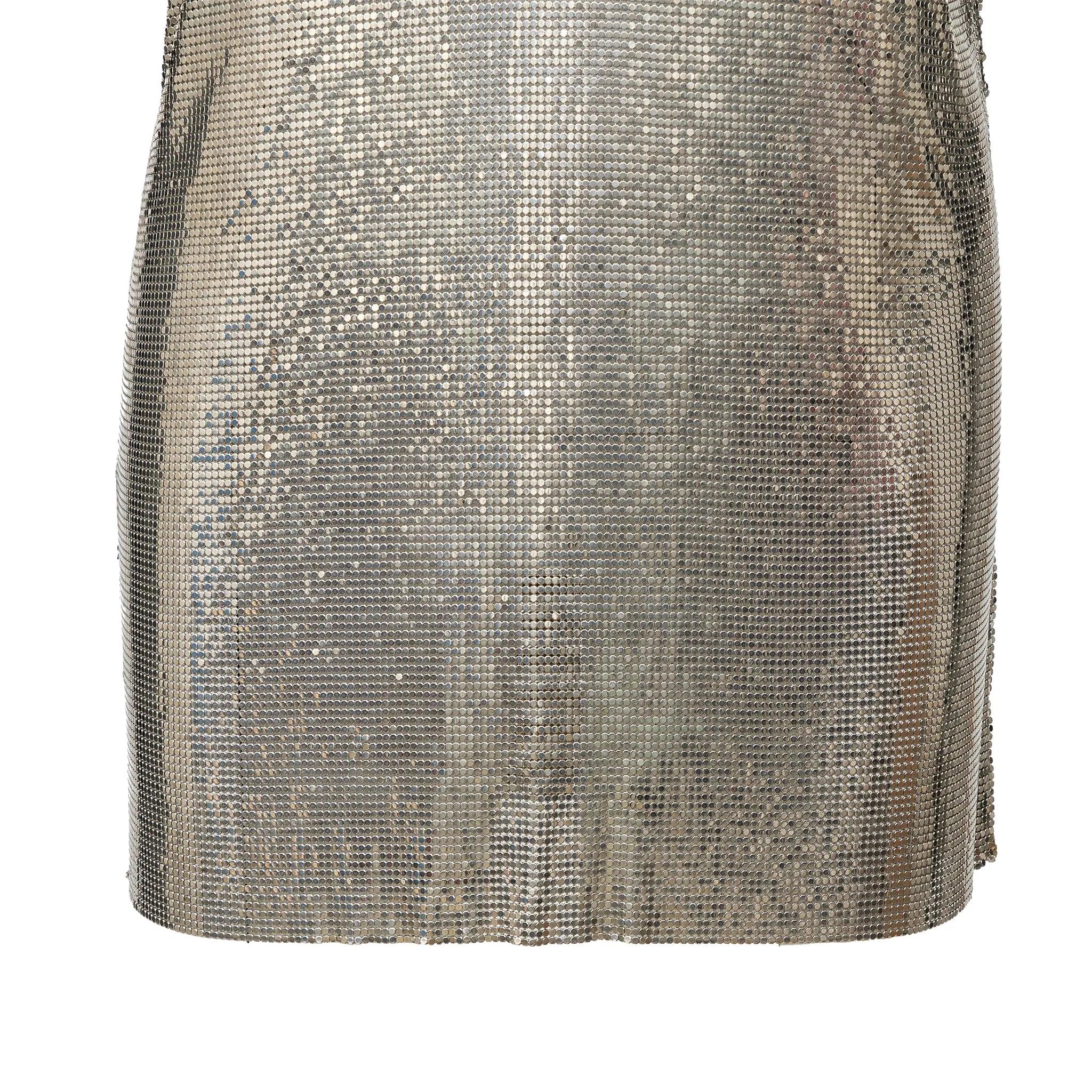 Fausto Pugliesi Metallic-Kleid - '00s Damen im Angebot