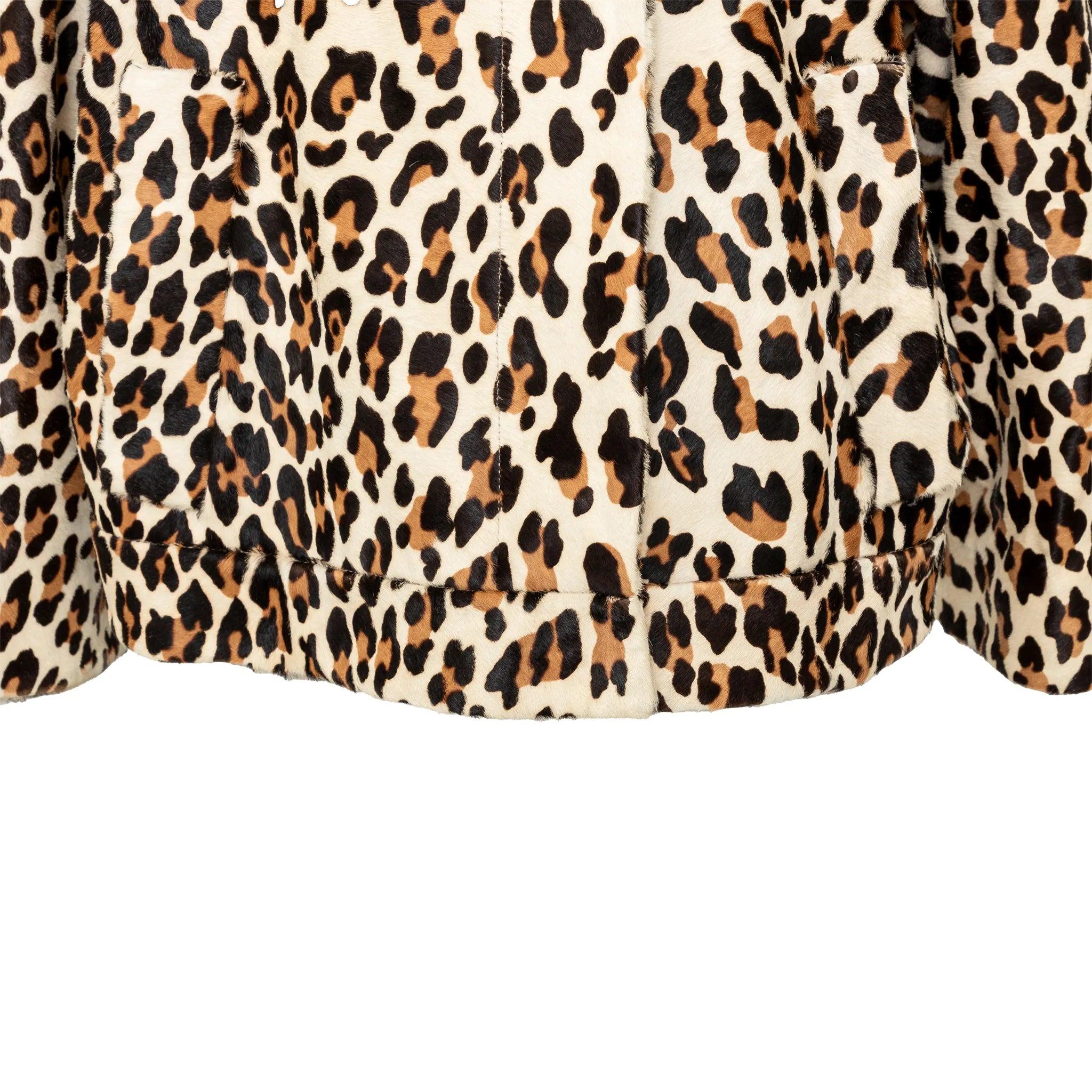 Women's Marni Leopard Print Jacket - '10s For Sale