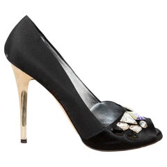 Escarpins en satin ornés Giuseppe Zanotti - années 10
