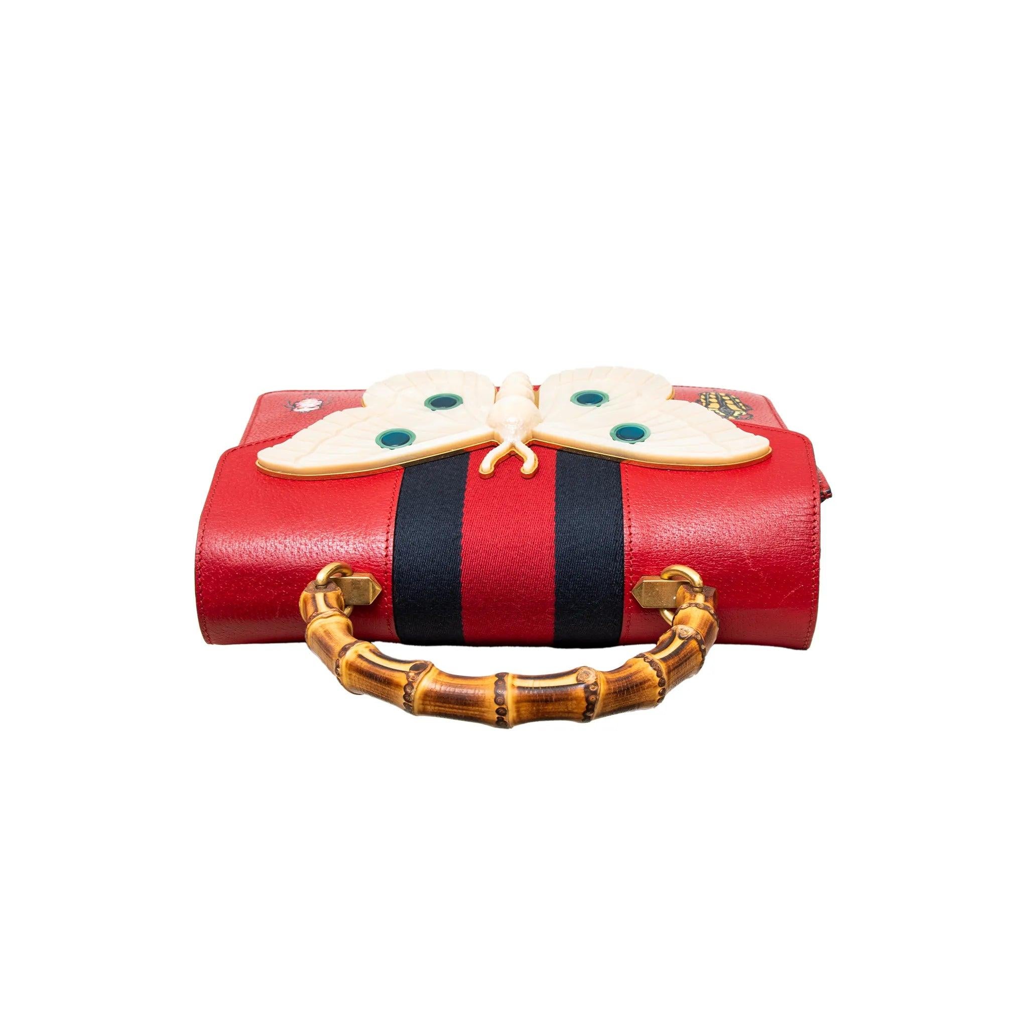 Gucci Falena Motte Top Handle Tasche - 10er Jahre im Angebot 1