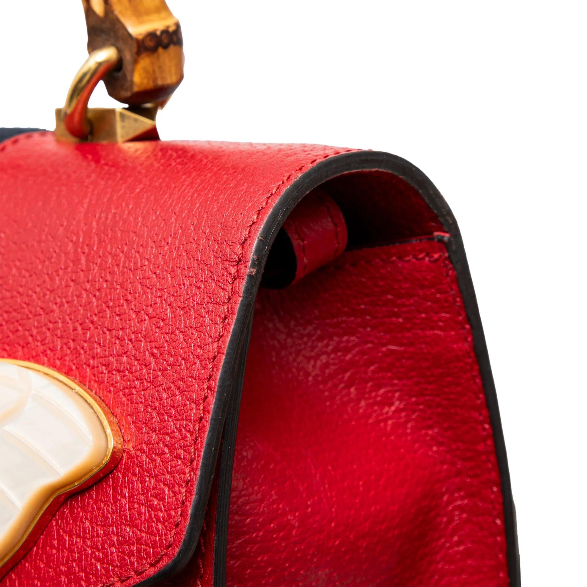 Gucci Falena Motte Top Handle Tasche - 10er Jahre im Angebot 5