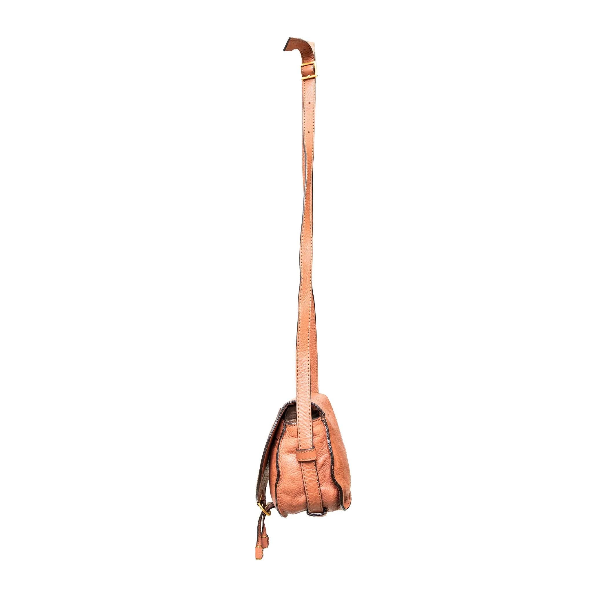 Arancia Borsa Chloé Marcie Mini Crossbody - Anni '20 in vendita