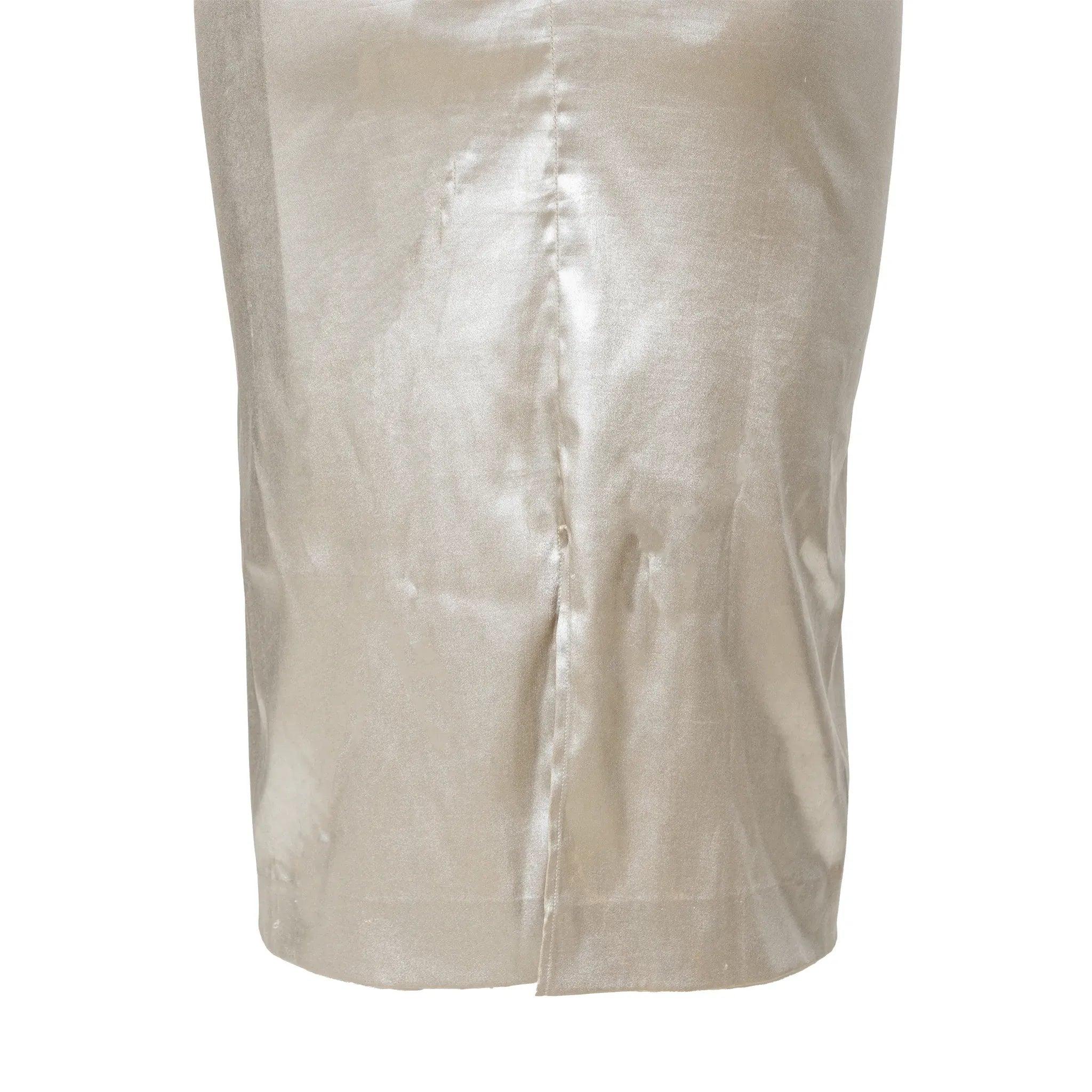 Donna Dolce & Gabbana - Vestito in argento metallizzato - anni '90 in vendita
