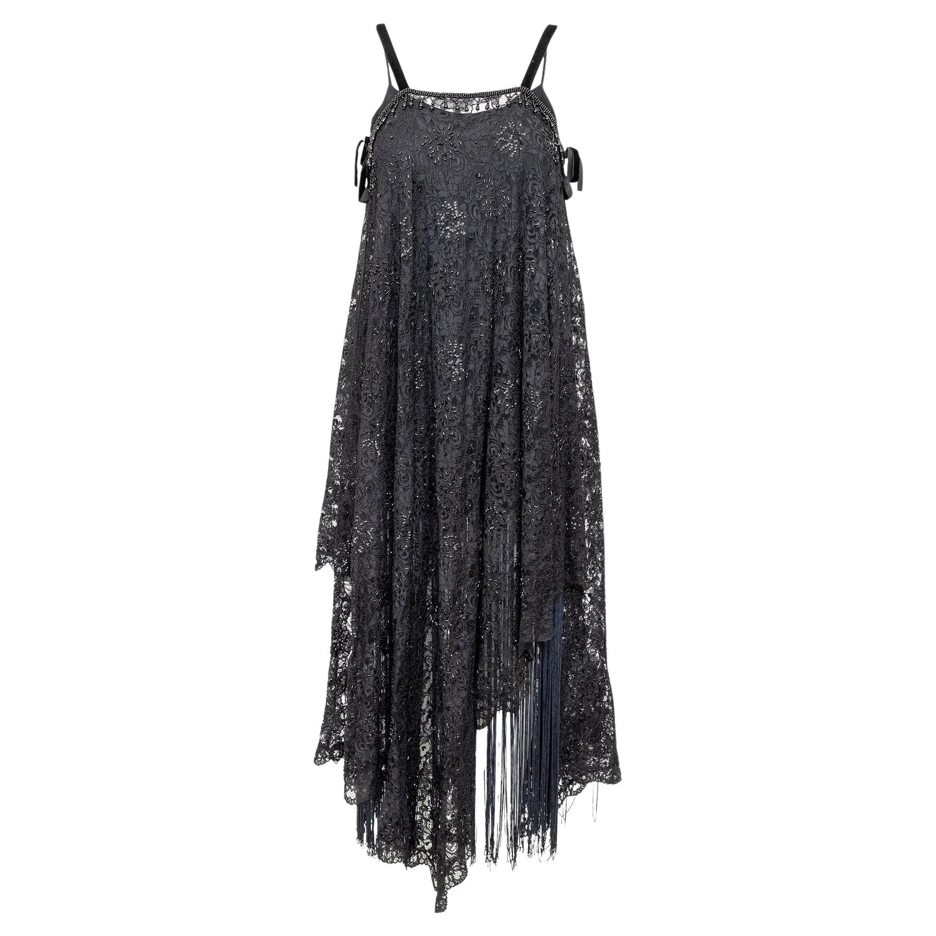 Dolce & Gabbana Verschönertes Spitzenkleid - '90s