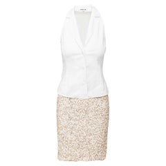 Set gonna e camicia con paillettes Cerruti 1881 - anni '90