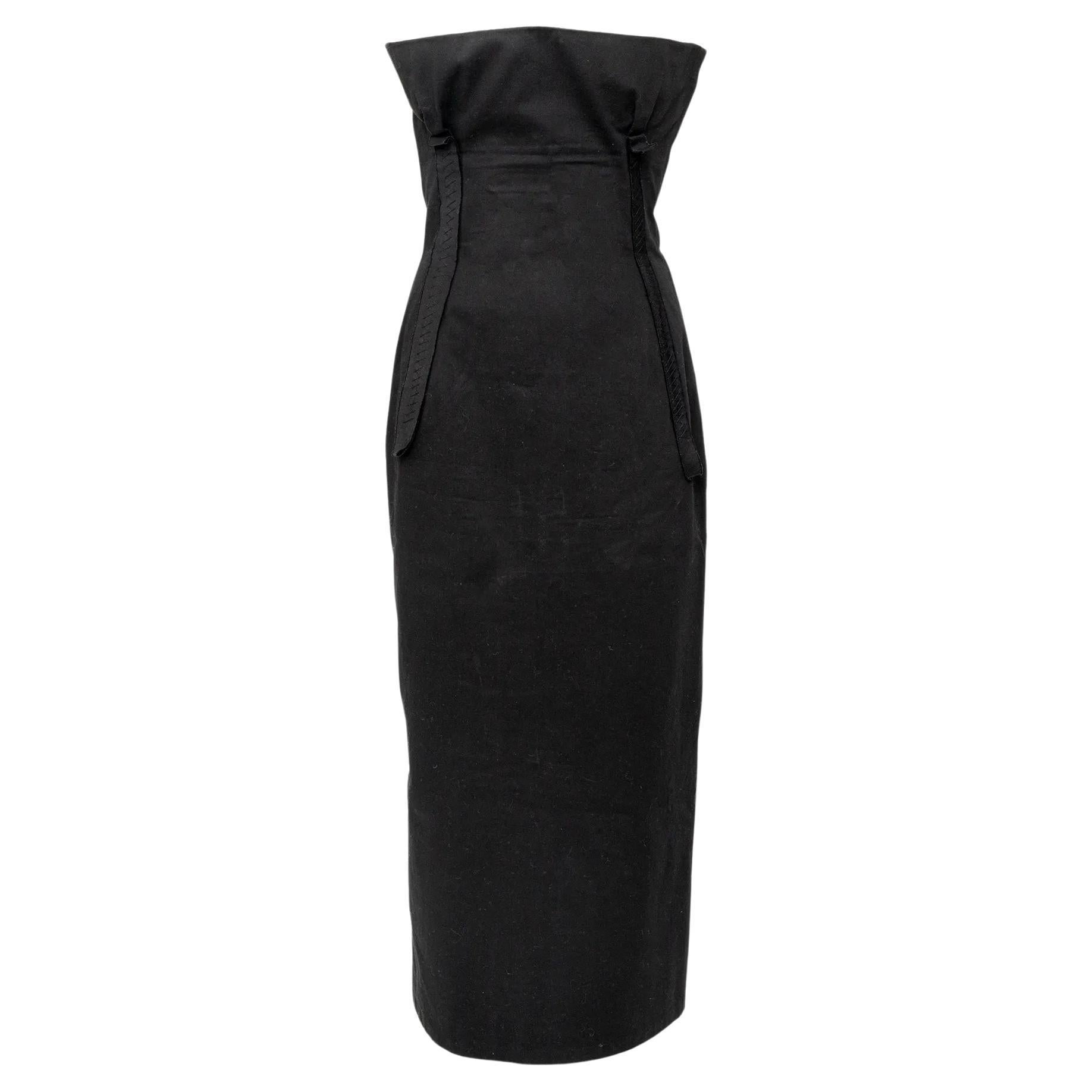 Vestito senza spalline Yohji Yamamoto - Anni '90