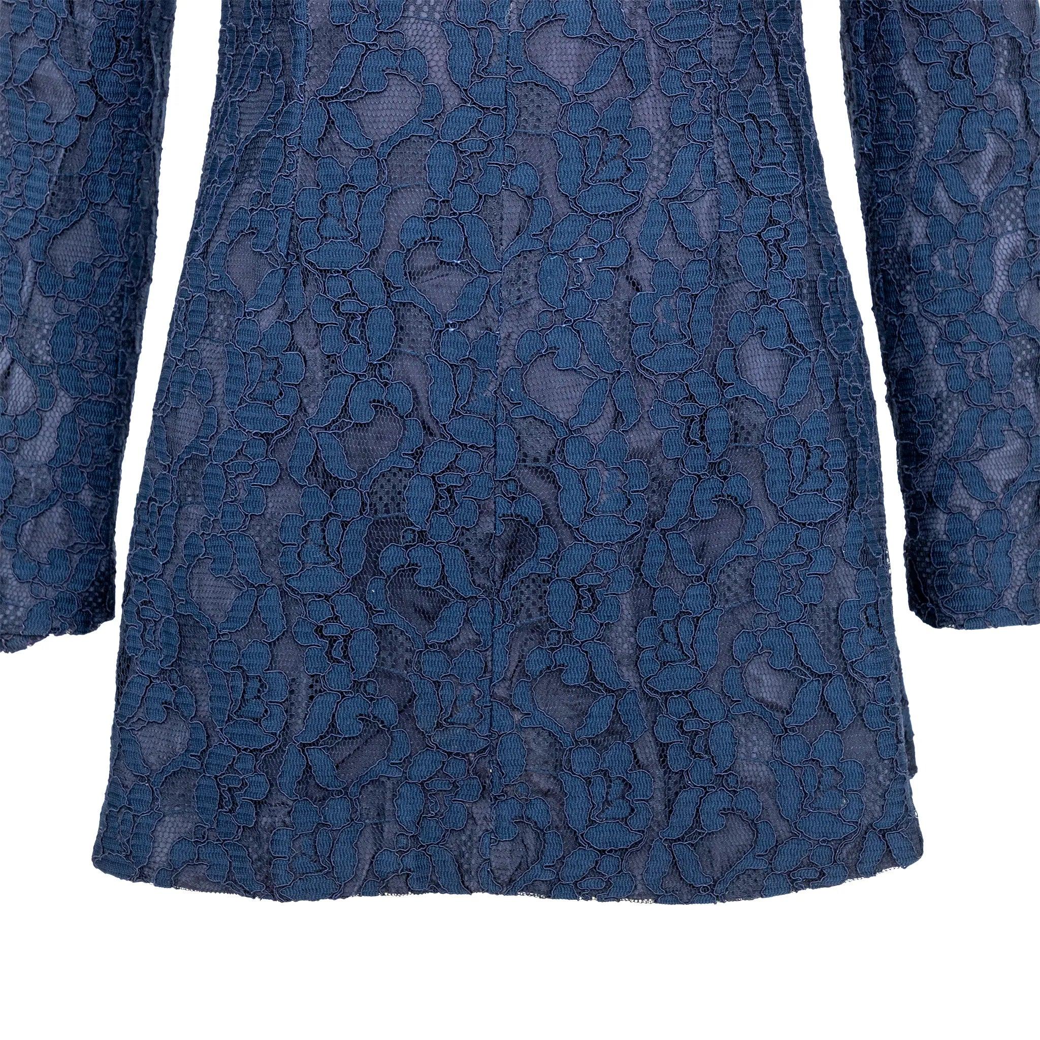 Dolce & Gabbana Spitzenkleid - '10er (Violett) im Angebot