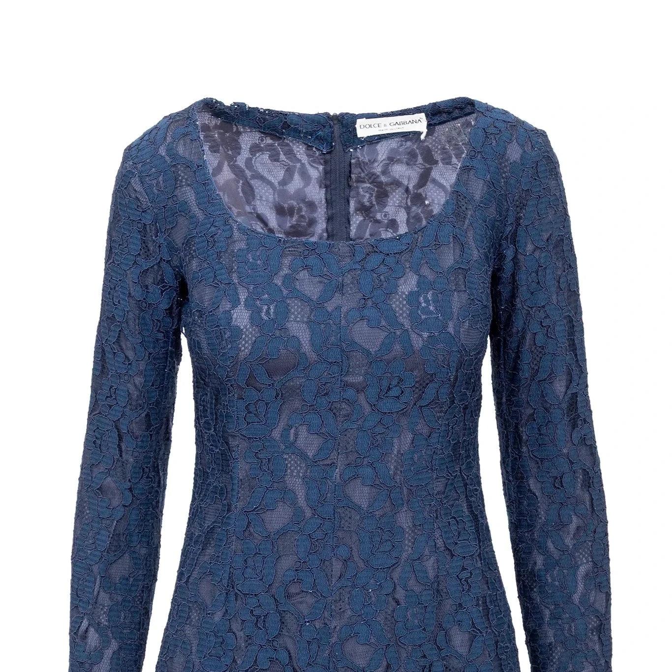 Dolce & Gabbana Spitzenkleid - '10er im Angebot 4