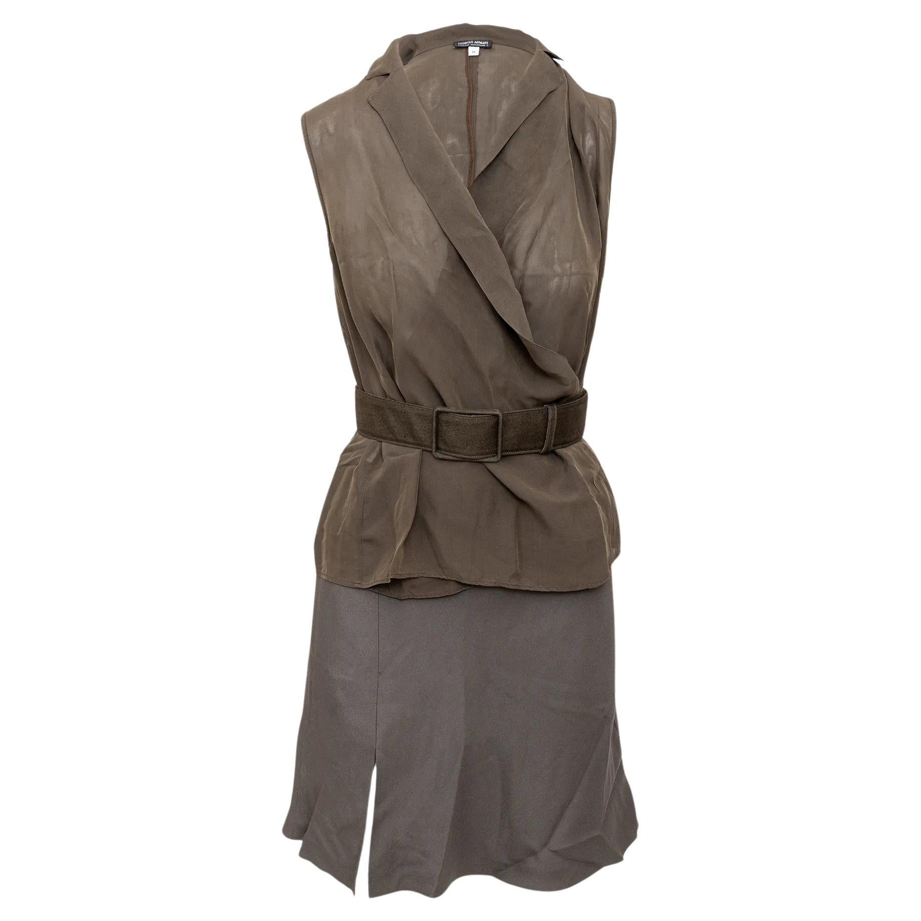 Ensemble top et jupe Giorgio Armani - années 90 en vente