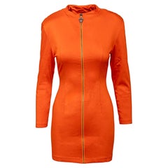 Versus Mini robe avec fermeture éclair - années 90