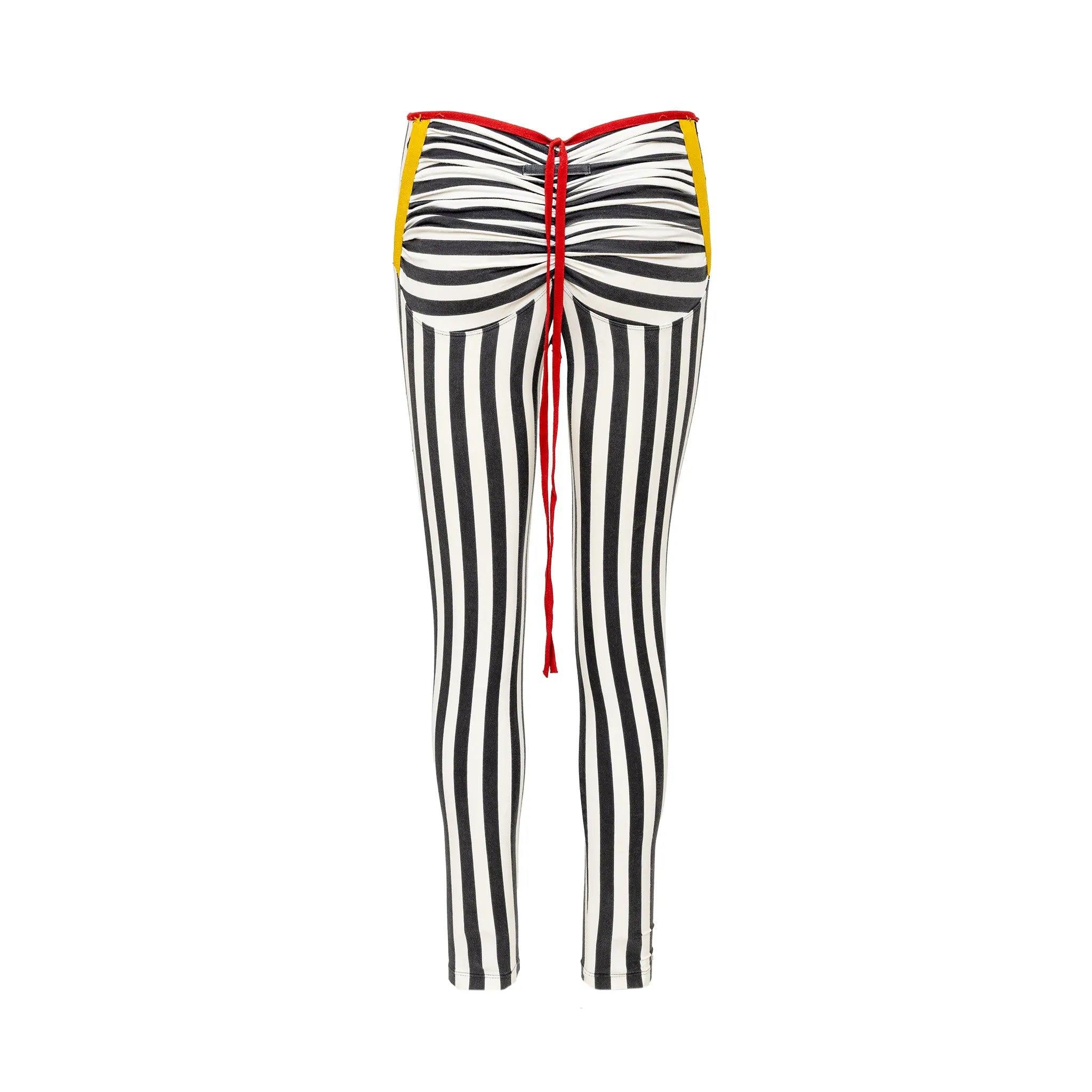 Pantalon à rayures Fuzzi - années 90 en vente 5