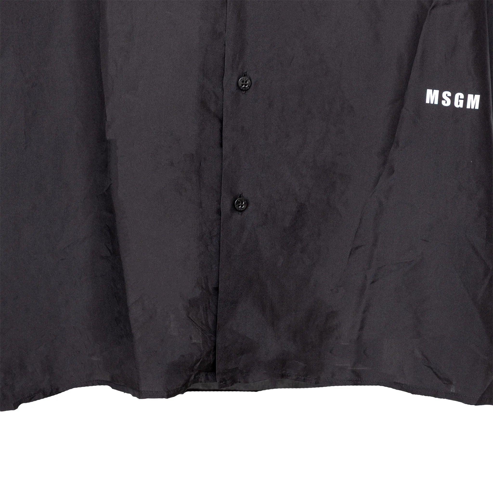Nero Camicia di seta MSGM - Anni '20 in vendita