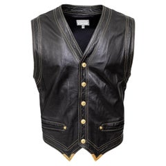Versus Leather Vest - '90s