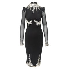 Frankie Morello Crystal Embellished Dress - '00s