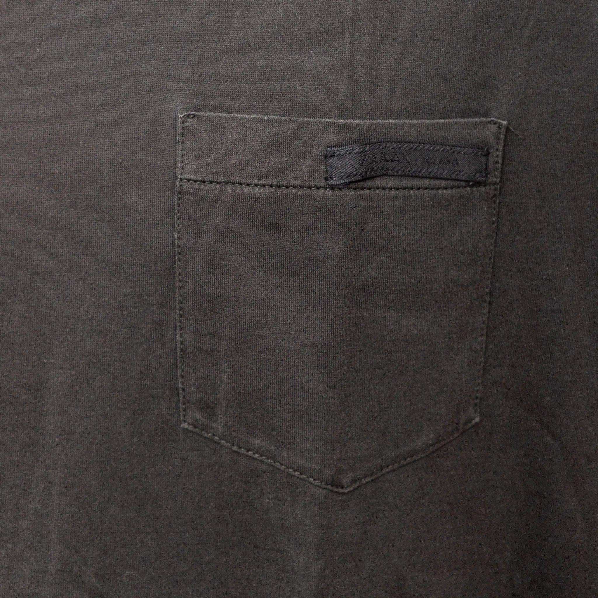 Nero T-shirt in cotone di Prada - Anni '20 in vendita