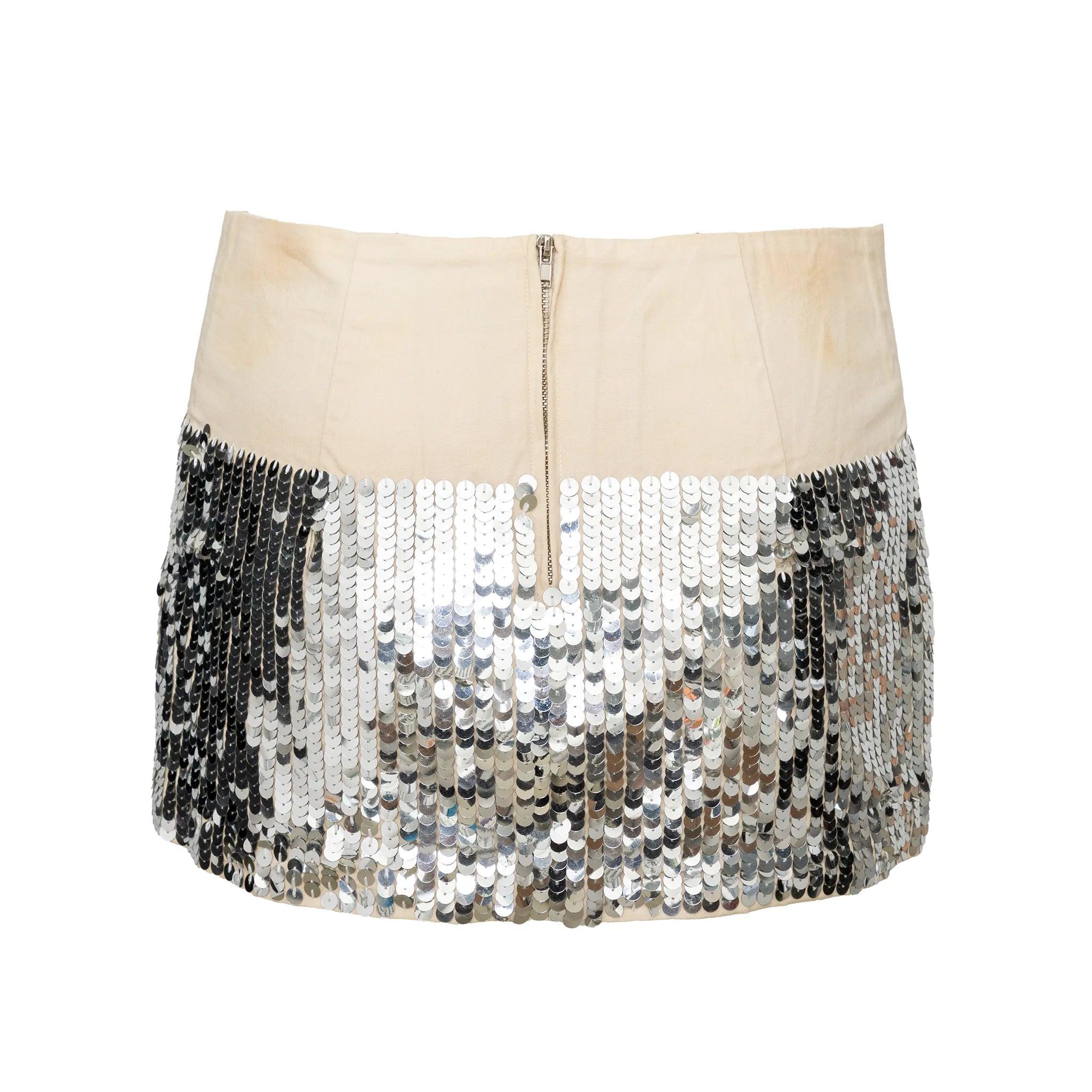 Grigio Minigonna di paillettes Future Classics - anni '00 in vendita