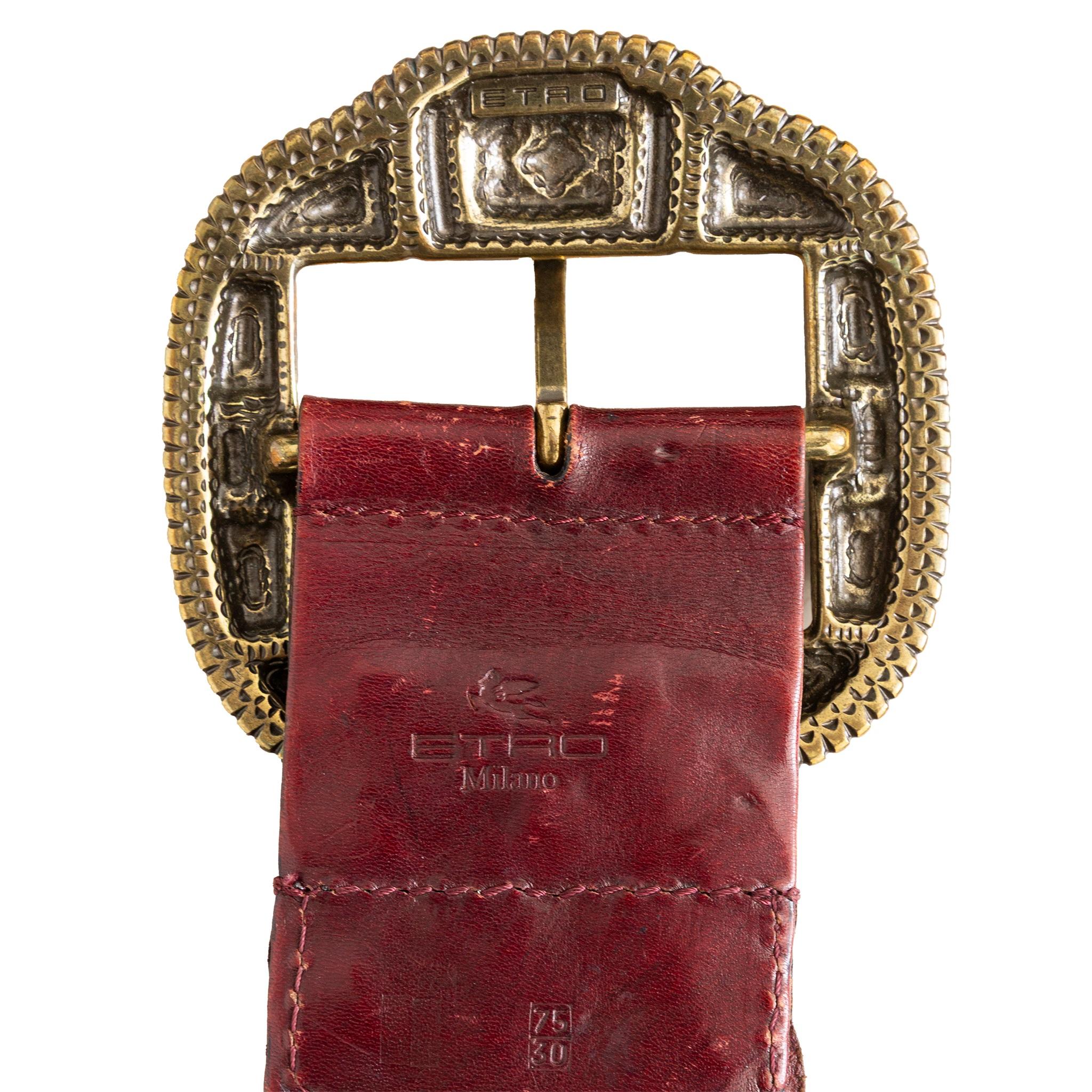 Cintura in pelle di Etro - anni '10 in vendita 4